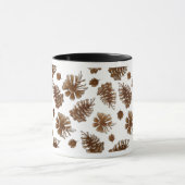 Rustikales Botanisches Pinecone Tasse (Zentrum)