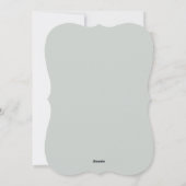 Rustikales botanisches Rot, nicht Foto Feiertagskarte (Rückseite)