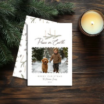 Rustikales botanisches Weltfrieden Script-Foto