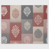 Rustikales botanisches Wrapping Paper | Vintager B Geschenkpapier (Flach)