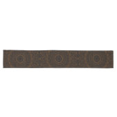 Rustikales Braun Mandala mit Western Charm Großer Tischläufer (Horizontal)