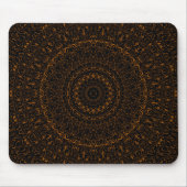 Rustikales Braun Mandala mit Western Charm Mousepad (Vorne)
