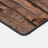 Rustikales braunes Imitat Schreibtischunterlage (Ecke)