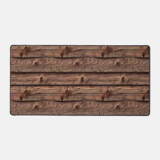 Rustikales braunes Imitat Schreibtischunterlage (Vorderseite)