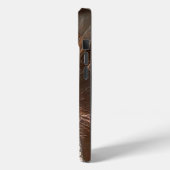 Rustikales braunes Western Case-Mate iPhone Hülle (Rückseite / Links)