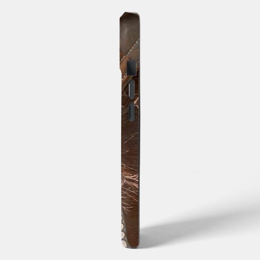 Rustikales braunes Western Case-Mate iPhone Hülle (Rückseite / Links)