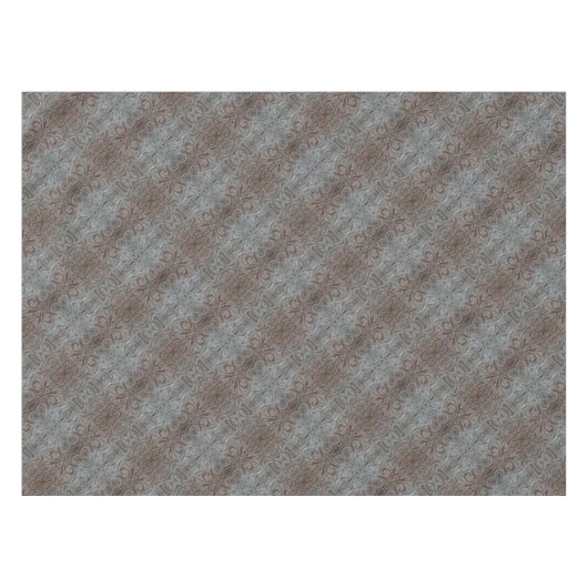 Rustikales braunes Western-Landledermuster Tischdecke (Vorderseite (Horizontal))