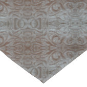 Rustikales braunes Western-Landledermuster Tischdecke (Schrägansicht)