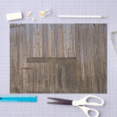 Rustikales Braunholz Seidenpapier (Handwerk)