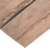 Rustikales Braunholz Tischdecke (Schrägansicht)