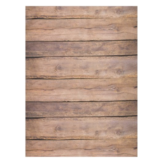 Rustikales Braunholz Tischdecke (Vorderseite)
