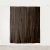 Rustikales Braunholzhaus Hintergrund Wandteppich (Vorderseite)