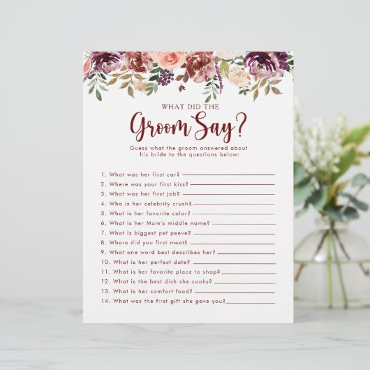 Rustikales Brautparty (Stehend Vorderseite)