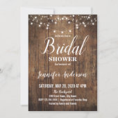 Rustikales Brautparty (Vorderseite)