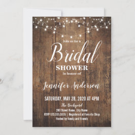 Rustikales Brautparty