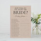 Rustikales Brautparty (Stehend Vorderseite)