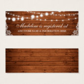 Rustikales Brautparty an der Spitze (Vorne & Hinten)