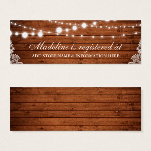 Rustikales Brautparty an der Spitze (Vorne & Hinten)