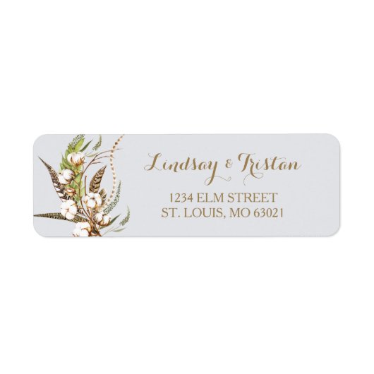 Rustikales Brautparty aus Baumwolle (Vorne)