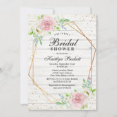 Rustikales Brautparty aus Holz Einladung (Vorderseite)