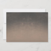 Rustikales Brautparty aus Mauermauerwerk Einladung (Rückseite)