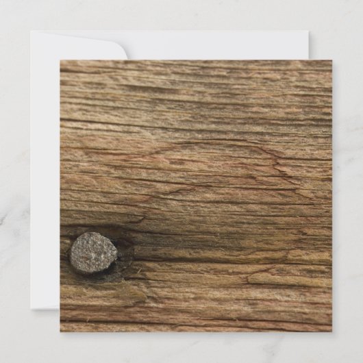 Rustikales Brautparty aus Weißholz Einladung (Rückseite)