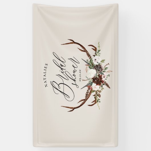 Rustikales Brautparty Banner (Vertikal)