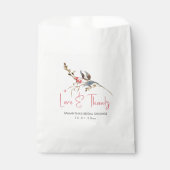 Rustikales Brautparty begünstigt Taschen Geschenktütchen (Vorderseite)