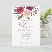 Rustikales Brautparty | Einladung (Stehend Vorderseite)