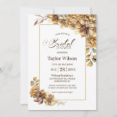 Rustikales Brautparty Einladung (Vorderseite)