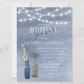 Rustikales Brautparty Einladung (Vorderseite)