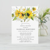 Rustikales Brautparty Einladung (Stehend Vorderseite)