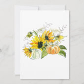 Rustikales Brautparty Einladung (Rückseite)