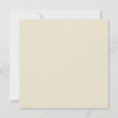 Rustikales Brautparty Einladung (Rückseite)