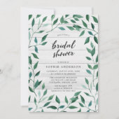 Rustikales Brautparty Einladung (Vorderseite)