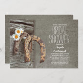 Rustikales Brautparty Einladung (Vorne/Hinten)