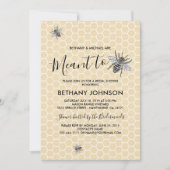Rustikales Brautparty Einladung (Vorderseite)