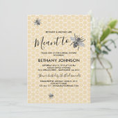 Rustikales Brautparty Einladung (Stehend Vorderseite)