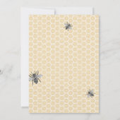 Rustikales Brautparty Einladung (Rückseite)