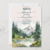 Rustikales Brautparty Einladung (Vorderseite)