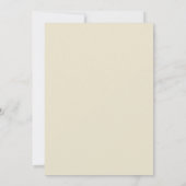 Rustikales Brautparty Einladung (Rückseite)