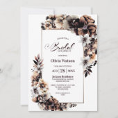 Rustikales Brautparty Einladung (Vorderseite)