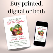 Rustikales Brautparty Einladung