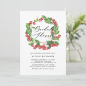 Rustikales Brautparty Einladung (Stehend Vorderseite)