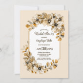 Rustikales Brautparty Einladung (Vorderseite)
