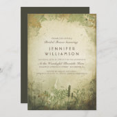 Rustikales Brautparty Einladung (Vorne/Hinten)