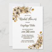 Rustikales Brautparty Einladung (Vorderseite)