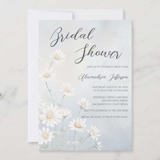 Rustikales Brautparty Einladung (Vorderseite)