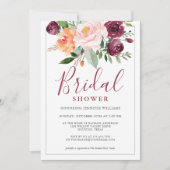 Rustikales Brautparty Einladung (Vorderseite)