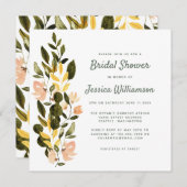 Rustikales Brautparty Einladung (Vorne/Hinten)